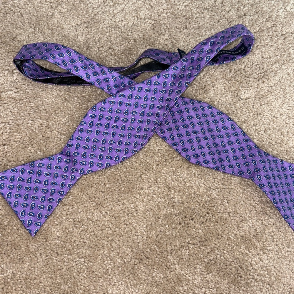 Saddlebred Purple Bow Tie